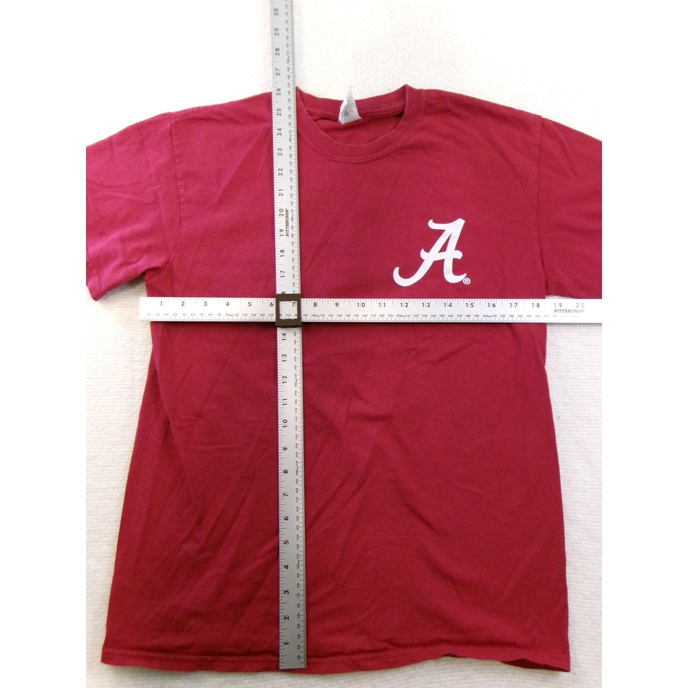 Gildan University of Alabama Roll Tide Roll Elephant T-Shirt Crimson Red Medium - Picture 2 of 6